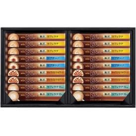 春の贈り物 ブレンディカフェラトリースティックプレミアムギフト AGF 贅沢カフェラテ（18g）×6、贅沢カプチーノ・贅沢キャラメルマキアート・贅沢カフェラテ甘さひかえめ（各18g）×各4