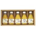 夏の贈り物お中元 100%ピュアジュース5本ギフトセット 伊藤農園 みかん（180ml）×2、きよみ・不知火・はっさく（各180ml）×各1
