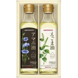 春の贈り物 えごま油＆アマニ油ギフト 味の素 えごま油・アマニ油（各180g）×各1