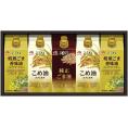 夏の贈り物お中元 オイルセレクションギフト 味の素 こめ油（350g）・焙煎ごま香味油（300g）×各2、純正ごま油（300g）×1