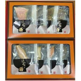 夏の贈り物お中元 本格だし茶漬け8種セット 東京HIROYA 鰤（約53g）・炙り明太子（約49g）・鮭（約44g）・帆立・鯛（各約41g）・金目鯛（約38g）・牡蠣・うなぎ（各約36g）×各1