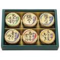 夏の贈り物お中元 日本全国うまいものめぐり 磯じまん 京都九条ねぎ味噌・三重磯のり・鹿児島青さのり・和歌山南高梅かつお（各90g）・秋田鳥海山麓ふき・静岡鰹でんぶ（各45g）×各1