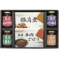 夏の贈り物お中元 美味創菜 酒悦 大葉みそ（100g）・のり佃煮（95g）・福神漬・えのきだけ（各90g）・豚角煮（70g）・減塩牛肉ごぼう（65g）×各1
