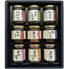 夏の贈り物お中元 山海探幸 酒悦 鯛みそ・黒豆（各100g）・のり佃煮（95g）・福神漬・えのきだけ（各90g）・くきわかめ（75g）・鮭茶漬（60g）・牛肉ごぼう（55g）・鰹ひじき（40g）×各1