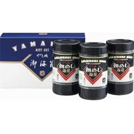 夏の贈り物お中元 卓上味付海苔ギフト やま磯 味付のり （8切26枚）×3