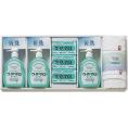 夏の贈り物お中元 石鹸・キッチン洗剤ギフト ウタマロ ウタマロ石鹸（133g）・ウタマロキッチン（300ml）×各3、今治ウォッシュタオル（28×30cm）×2