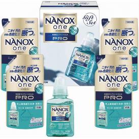 夏の贈り物お中元 NANOXonePRO洗剤ギフト ライオン NANOXonePRO詰替用（320g）×4、NANOXonePRO（380g）×1