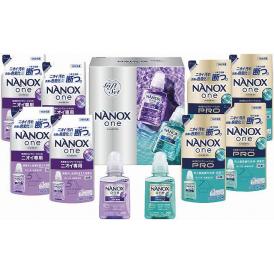 夏の贈り物お中元 NANOXoneダブルセレクションギフト ライオン NANOXone詰替用（PRO・ニオイ専用）（各320g）×各4、NANOXone（PRO・ニオイ専用）（各380g）×各1