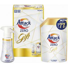 春の贈り物 アタックZEROワンハンドギフト 花王 アタックZERO詰替用（770g）・アタックZEROワンハンド（380g）×各1