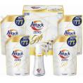 春の贈り物 アタックZEROワンハンドギフト 花王 アタックZERO詰替用（770g）×4、アタックZEROワンハンド（380g）×1