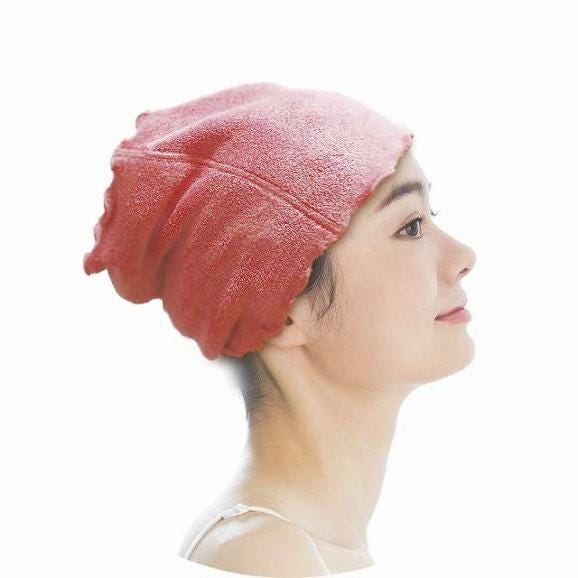 夏の贈り物お中元 ヘアケアGIFTセット（プチターバン＆ヘアバンド） エアーかおる ピンク プチターバン：約上辺25（下辺22）×23cm（対応頭囲：約50～72cm）、ヘアバンド：10×22cm（フ03