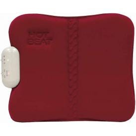 夏の贈り物お中元 ホットシートマッサージャー HOT BEAT ツインバード 40×5×35cm ★ACアダプター付　★コードの長さ：1.8m　★消費電力：10W　★医療機器認証番号：228AGBZX