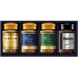 夏の贈り物お中元 プレミアムインスタントコーヒーギフト AGF ブレンディスペシャルテイスト（70g）・ちょっと贅沢な珈琲店（ブラジルブレンド・キリマンジャロブレンド）・マキシムスペシャルブレンド（各