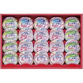 夏の贈り物お中元 シーチキンギフト はごろもフーズ シーチキンマイルド（70g）×6、オイル不使用（シーチキンLフレーク・シーチキンマイルド（各70g）×各4、シーチキンLフレーク・食塩不使用シーチキ