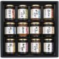 夏の贈り物お中元 山海探幸 酒悦 鯛みそ・黒豆・大葉みそ（各100g）・のり佃煮（95g）・福神漬・えのきだけ（各90g）・くきわかめ（75g）・鮭茶漬（60g）・牛肉ごぼう（55g）・鶏そぼろ・たら