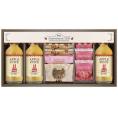 春の贈り物 ジュース＆クッキーセット ロディ チョコクランチ（ストロベリー）・アップルジュース（180ml）×各3、ナッツとチョコのざっくりクッキー×2、焼きほろろクッキー（ココア・ストロベリー
