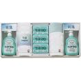 夏の贈り物お中元 石鹸・キッチン洗剤ギフト ウタマロ ウタマロ石鹸（133g）×3、ウタマロキッチン（300ml）・今治ウォッシュタオル（28×30cm）×各2、マイクロファイバークロス（中国）（25