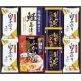 夏の贈り物お中元 贅沢フリーズドライとふかひれスープ 白子のり（8切5枚）×4、あわび入お吸物（4g）×2、ふかひれスープ（160g）・松茸のお吸物（4.2g）・北海道産鮭茶漬け（4g×2袋）×各1
