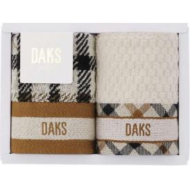 夏の贈り物お中元 タオルハンカチ2P DAKS 25×25cm
