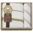 夏の贈り物お中元 バスタオル＆ウォッシュタオル nishikawa バスタオル：60×110cm、ウォッシュタオル：29×30cm