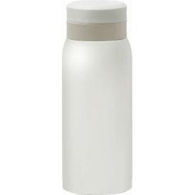 夏の贈り物お中元 スクリュー栓マグボトル350ml モテコ ホワイト 直径6.7×18cm ★保温効力：58℃以上（6時間）、保冷効力：10℃以下（6時間）