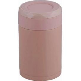 夏の贈り物お中元 コンパクトスープジャー300ml フォルテック コーラルピンク 直径7.7×12.5cm ★保温効力：53℃以上（6時間）、保冷効力：12℃以下（6時間）