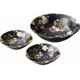 夏の贈り物お中元 香物鉢揃 宇野千代 小鉢（直径11.2×3cm）×2、盛鉢（直径17.8×4.7cm）×1