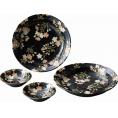 春の贈り物 組皿揃 宇野千代 大皿（直径22.3×4.4cm）・小鉢（直径11.2×3cm）×各2