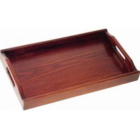 夏の贈り物お中元 木製 富士型12.0長手盆 36×22.5×4.5cm