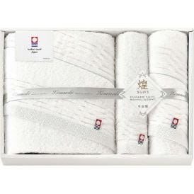 夏の贈り物お中元 タオルセット 今治 バスタオル（60×120cm）・フェイスタオル（34×75cm）・ハンドタオル（34×35cm）×各1