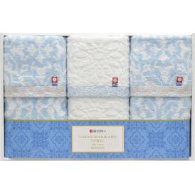 夏の贈り物お中元 今治製フェイスタオル3P nishikawa 34×75cm