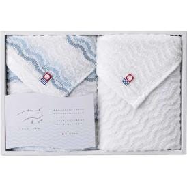 夏の贈り物お中元 フェイスタオル＆ウォッシュタオル 今治タオル フェイスタオル：34×75cm、ウォッシュタオル：34×30cm