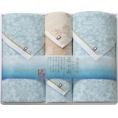 夏の贈り物お中元 タオルセット 今治製タオル バスタオル（60×120cm）×2、フェイスタオル（34×75cm）・ウォッシュタオル（34×35cm）×各１