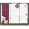 夏の贈り物お中元 フェイスタオル＆スリムフェイスタオル2P 今治＆泉州 今治フェイスタオル：33×73cm、泉州スリムフェイスタオル：29×80cm