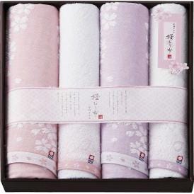 夏の贈り物お中元 バスタオル2P＆フェイスタオル2P 今治製タオル バスタオル：60×120cm、フェイスタオル：33×80cm