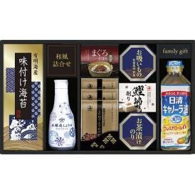 夏の贈り物お中元 ヤマサ鮮度卓上しょうゆ＆和風詰合せ こだわりふりかけ（6g）×3、日清キャノーラ油（400g）・ヤマサ鮮度卓上しょうゆ（200ml）・まぐろそぼろ佃煮（7g×2袋）・永谷園お茶漬けの