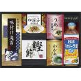 夏の贈り物お中元 日清オイリオ食卓詰合せ 日清キャノーラ油（400g）・わかめスープ（5.3g×2袋）・のり玉子ふりかけ（4.5g×2袋）・うめ茶漬け（4.3g×2袋）・鰹節削り（2g×4袋）・有明海