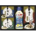 夏の贈り物お中元 日清MCTリセッタ＆和風詰合せ 日清MCTリセッタ（200g）・あごだし（6g×2）・海苔茶漬け（5.5g×2）・海老しらすふりかけ（3g×3）×各1