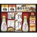 夏の贈り物お中元 キッコーマン塩分ひかえめ生しょうゆ詰合せギフト キッコーマン塩分ひかえめ丸大豆生しょうゆ（200ml）・白子のり味のり（8切5枚）×各2、日清サラダ油（400g）・海苔茶漬け（6g×