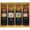 夏の贈り物お中元 食卓応援バラエティセット サンビシ特級本醸造しょうゆ（300ml）×2、ワダカン（昆布つゆ・こんぶのおしょうゆ）（各300ml）×各1