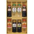 夏の贈り物お中元 食卓応援バラエティセット 日の出（料理酒・割烹みりんタイプ）（各400ml）・サンビシ特級本醸造しょうゆ（300ml）×各2、ワダカン（昆布つゆ・こんぶのおしょうゆ）（各300ml）