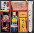 夏の贈り物お中元 美味のつむぎ バラエティセット 昭和キャノーラ油（300g）・讃岐うどん（180g）・めんつゆ濃縮（30ml）・かつおだし（4g×4袋）・フリーズドライ（なす味噌汁・たまごスープ）・
