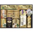 夏の贈り物お中元 白子のり＆マルコメ和風詰合せ マルコメ京懐石茄子のおみそ汁（11.5g）・白子有明味のり・しじみ醤油味付海苔（各8切8枚）×各2、伊賀越天然醸造しょうゆ（200ml）・島の香のり佃煮