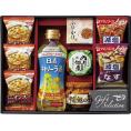 夏の贈り物お中元 食卓バラエティギフト 宝幸オニオンスープ×3、日清キャノーラ油（350g）・島の香のり佃煮（80g）・ニッスイ焼鮭ほぐし（50g）・丸美屋さけふりかけ（2袋）・アマノフーズ減塩いつも
