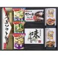 夏の贈り物お中元 アマノフリーズドライみそ汁＆食卓詰合せ アマノとうふおみそ汁（10g）・アマノなすおみそ汁（9.5g）・マルトモかつおだしの素（8g×3袋）・アマノほうれん草おみそ汁（7g）・鮭茶漬