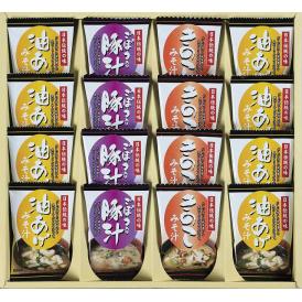 夏の贈り物お中元 フリーズドライ「お味噌汁三種の味詰合せ」 お味噌汁（油あげ）×8、お味噌汁（きのこ・豚汁）×各4