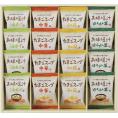春の贈り物 フリーズドライ「お味噌汁・スープ詰合せ」 お味噌汁（ほうれん草・油あげ）・たまごスープ（和風・中華）×各4