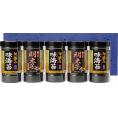 夏の贈り物お中元 食卓のやまや 博多辛子明太子味海苔＆旬摘み味海苔セット 有明海産旬摘み味海苔6袋詰（8切4枚）×3、食卓のやまや 博多辛子明太子味海苔（8切24枚）×2