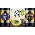 夏の贈り物お中元 味のり卓上バラエティセット やま磯 味付のり・ゆかり味付のり （各8切24枚）・海苔茶漬 （5.5g×3袋）×各1