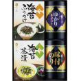 春の贈り物 味のり卓上バラエティセット やま磯 味付のり・ゆかり味付のり （各8切24枚）・海苔茶漬 （5.5g×3袋）・海苔ふりかけ（5g×3袋）×各1
